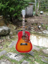 Vintage Como Hummingbird Acoustic Guitar