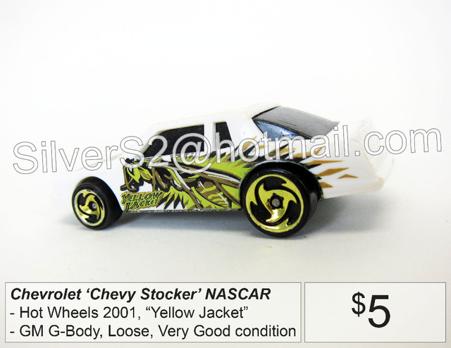 ~ HOT WHEELS 2001 Chevrolet CHEVY STOCKER 'Yellow Jacket' LOOSE in Arts & Collectibles in City of Toronto - Image 4