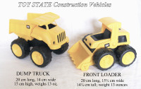 “Toy State” Cat Dump truck and Front Loader