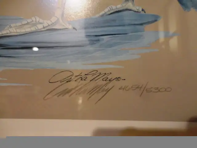 Art LaMay's "The Divers" Print Ducks Unlimited 4654/5300 in Arts & Collectibles in Kitchener / Waterloo - Image 5