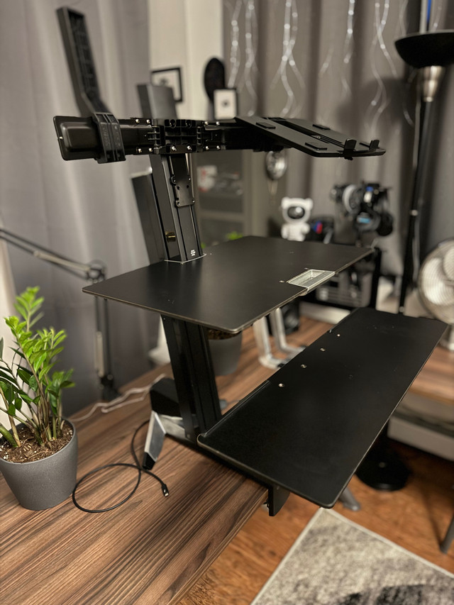 Ergotron WorkFit-S Dual Monitor Standing Desk Converter in Desks in City of Halifax - Image 2