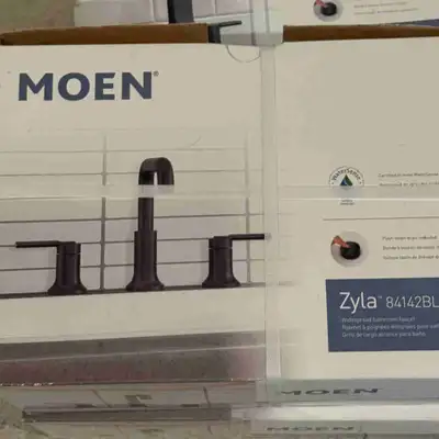 Moen Zyla 84142BL Widespread Bathroom Faucet, View more
