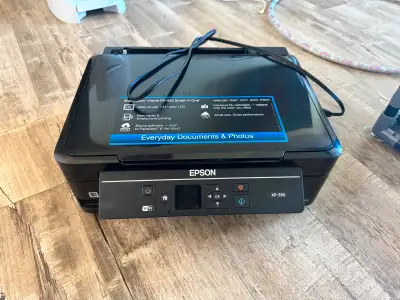 Used Epson XP 330 all in one printer. Great for printing, scanning, copying wired and wireless