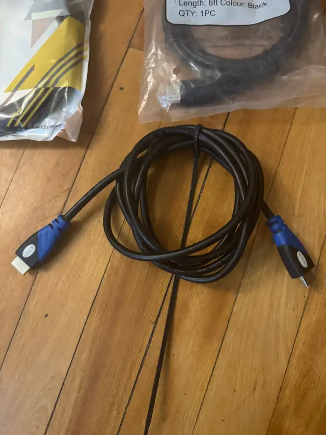 brand new gold tipped HDMI cables62863730974339121