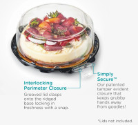Simply Secure™ 7" Cake Bases Case of 100 - Only $44