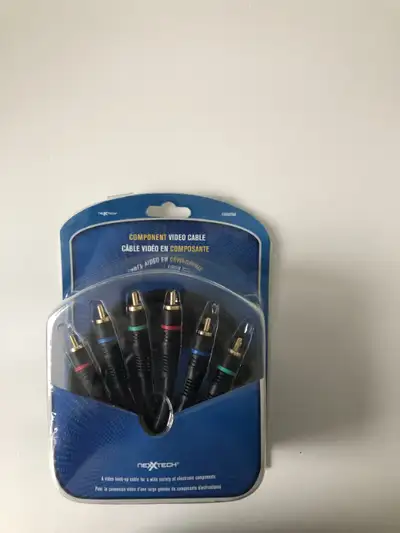 2 brand new Nexxtech component video cables for $25, View more