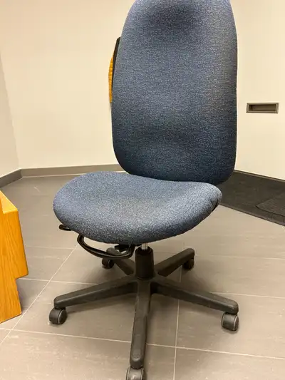 Used office Chairs for sale. One high back executive chair, and one mid back office/computer chair....