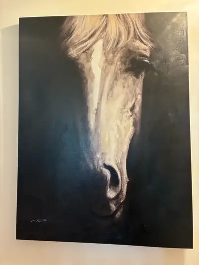 Statement Equine Art - Large Dramatic Steed, View more