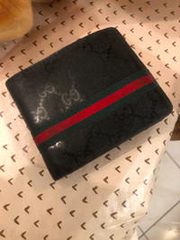 Gucci wallet men’s black leather