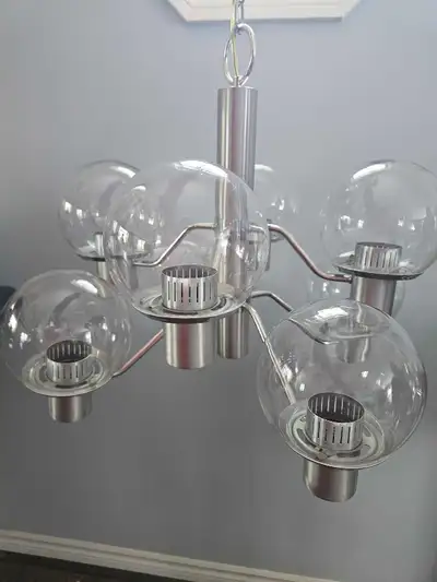 Vintage 8 Globe Chandelier, View more