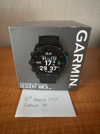 Garmin Descent Mk3i 51mm Dive / Activity - Brand New Unopened