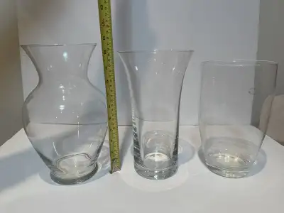 LARGE GLASS VASES , View more