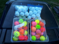 Golf Balls. Various types - some with logos!