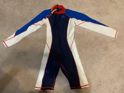 One piece modest swimsuit UPF50, View more