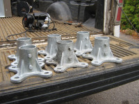 6 GALVANIZED ELECTRICAL POST SUPPORTS - In NEWCASTLE