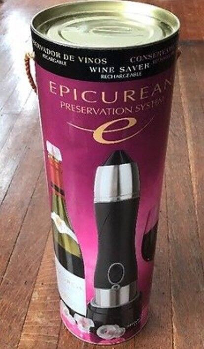 New Epicurean Preservation System Rechargeable Wine Saver in Processors, Blenders & Juicers in Windsor Region