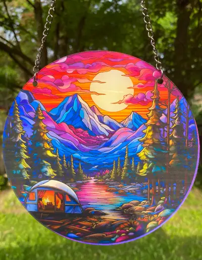 New sunset acrylic suncatcher, View more