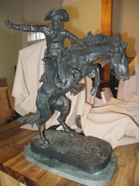 Sculpture en bronze de Frederick Remington