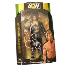 Kenny Omega signed autograph AEW Wrestling Unrivaled Figure