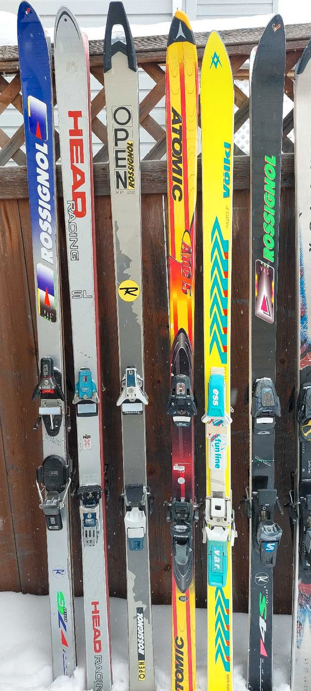 Downhill Skis, all in great shape with working bindings, 98-205 in Ski in Calgary - Image 2