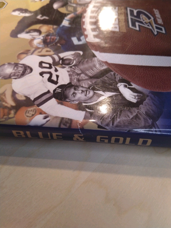 Blue Bombers Blue & Gold Hardcover Book  in Non-fiction in Winnipeg - Image 2