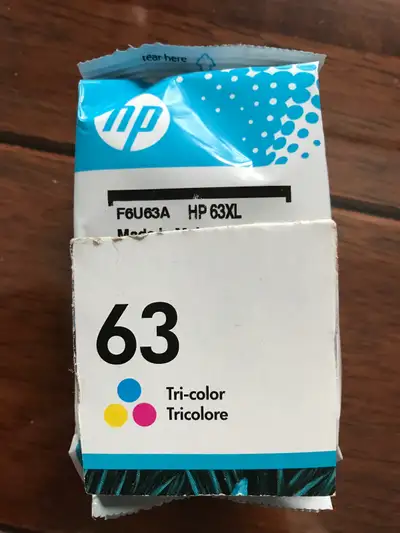 HP 63 XL Cartouche d'encre d'origine tricolore, View more
