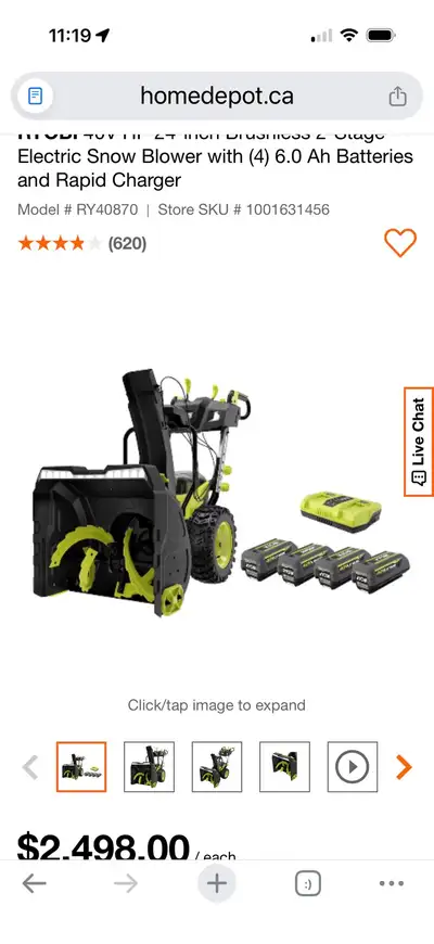 Ryobi 40V, View more