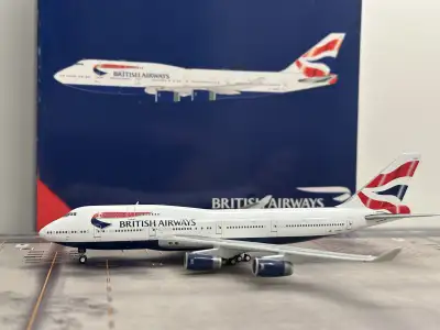 GeminiJets 1:400 British Airways 747-400 G-BNLV, View more