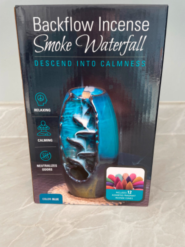 Smoke waterfall incense burner in Home Décor & Accents in Trenton