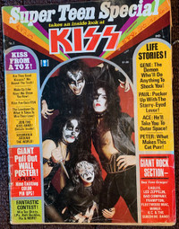 KISS - Super teen special # 1 - 1977 COLOR POSTER AND PINUPS C