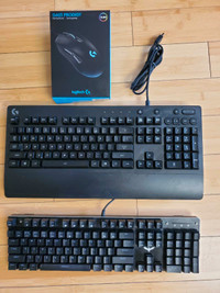 Gaming mouse  & Keyboards