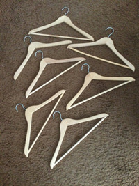 7 Wooden Clothes Hangers