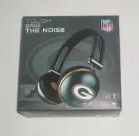 NFL Green Bay Packers Tough Base Noise Stereo Headphones