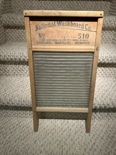 Antique washboard, View more