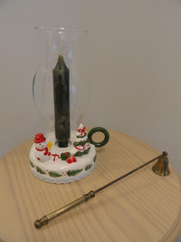 CANDLE EXTINGUISHER AND CANDLE HOLDER CERAMIC LAMP DECORATION