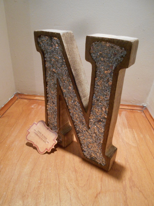 Sparkly Large letter N Home Décor & Accents Ottawa Kijiji