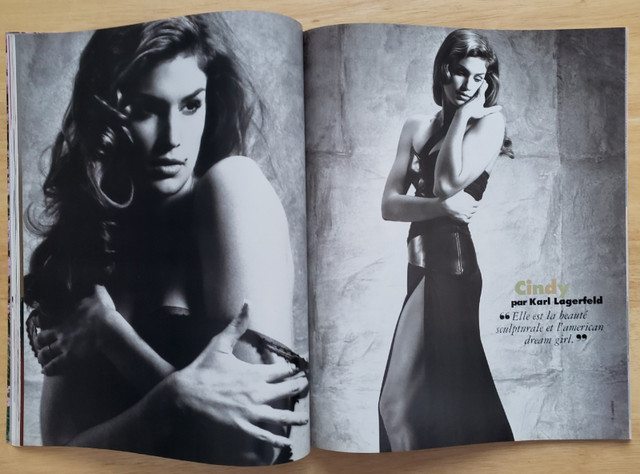 TOP MODEL Magazine # 9 - VINTAGE 1996 -CINDY CRAWFORD - NEUF! dans Magazines  à Laval/Rive Nord - Image 4
