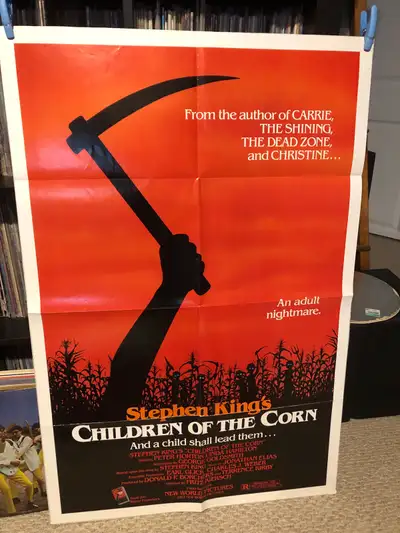 Children of the Corn (1984) Original Movie Poster Folded as issued. 27x41 One Sheet Stephen King's C...