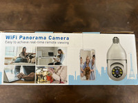Light Bulb Camera,Wireless WiFi Indoor/Outdoor Security Camera
