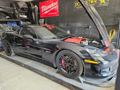 2008 z06 corvette 7.0l ls7 v8 6spd manual Black on black Supercharged Headwork done Car has 30000kms...