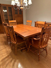Solid Wood Dining Room Set