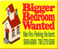 Bigger Unfurnished Bedroom Wanted. $600-800