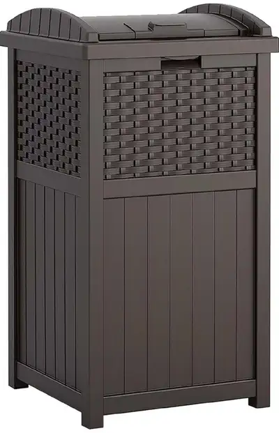 Suncast outdoor garbage container , Voir plus