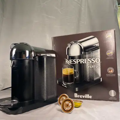 Nespresso Vertuo Chrome Coffee & Espresso Machine by Breville, View more