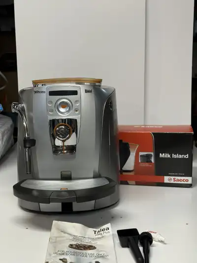 Saeco Talea Ring Plus Espresso Machine + Milk Island., View more