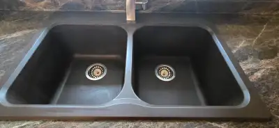 Premium Blanco Kitchen Sink - Silgranit Vision Cafe color, View more