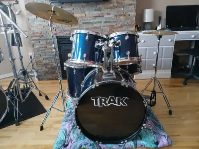 TRAK Drum set and Camber cymbals, View more