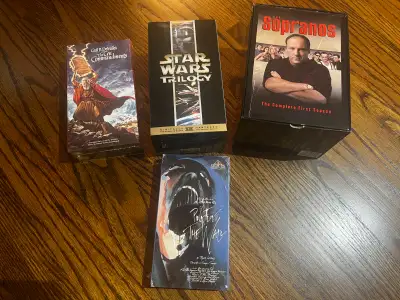 4 VHS movies (some are still sealed), View more