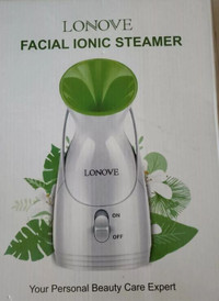 Lonove Facial Steamer Nano Ionic Mist Deep Face Clean Home Sauna