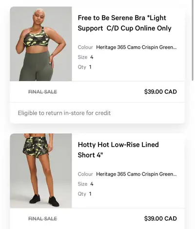 lululemon camo set, View more